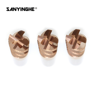 Coated Carbide Roughing End Mills 3 4 Flute CNC Machining Thread Milling Tool