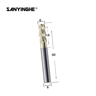HRC63 Carbide Corner Radius End Mill 4 Flute End Mill Cutter